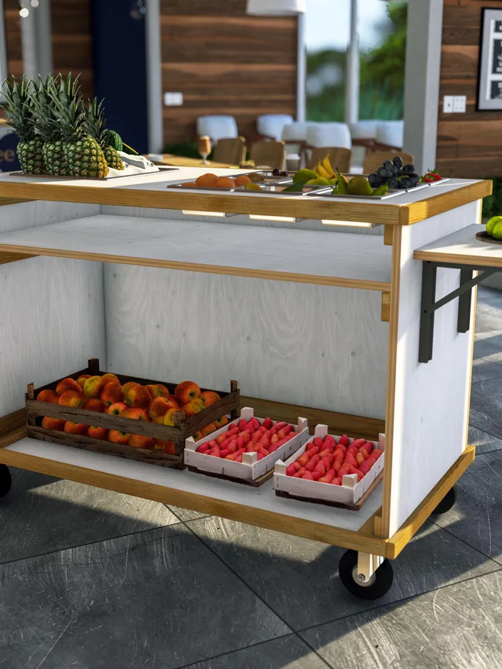 DIY PDF Collapsible Service Cart Plans, Portable Cart, Folding Cart, Coffee Cart, Candy Cart, Tea Cart, Wedding Cart, Charcuterie Cart