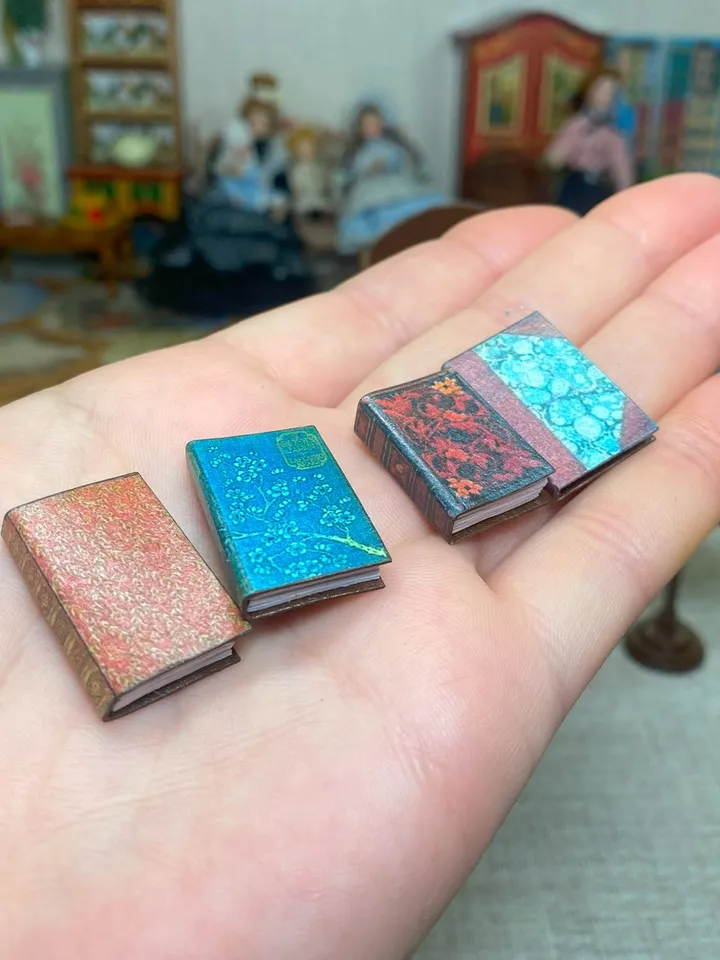 Set of furniture with accessories. 1:12. miniature dollhouse. Furniture for dolls.