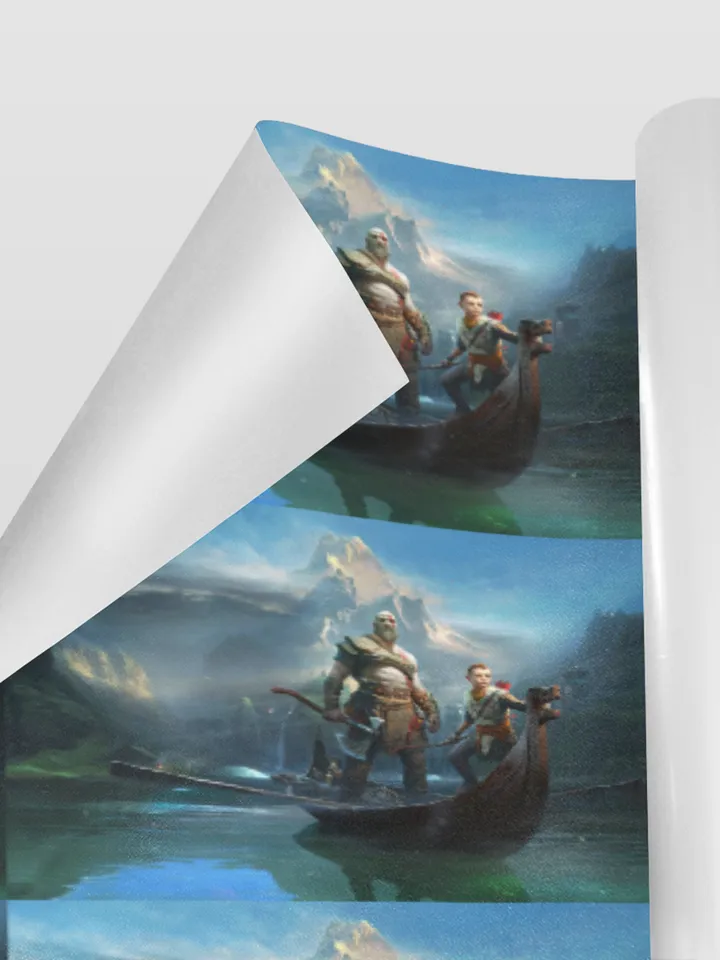 God Of War Gift Wrapping Paper 58"x 23" (1 Roll)