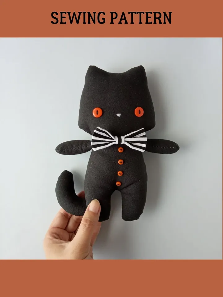Halloween Cat Sewing Pattern