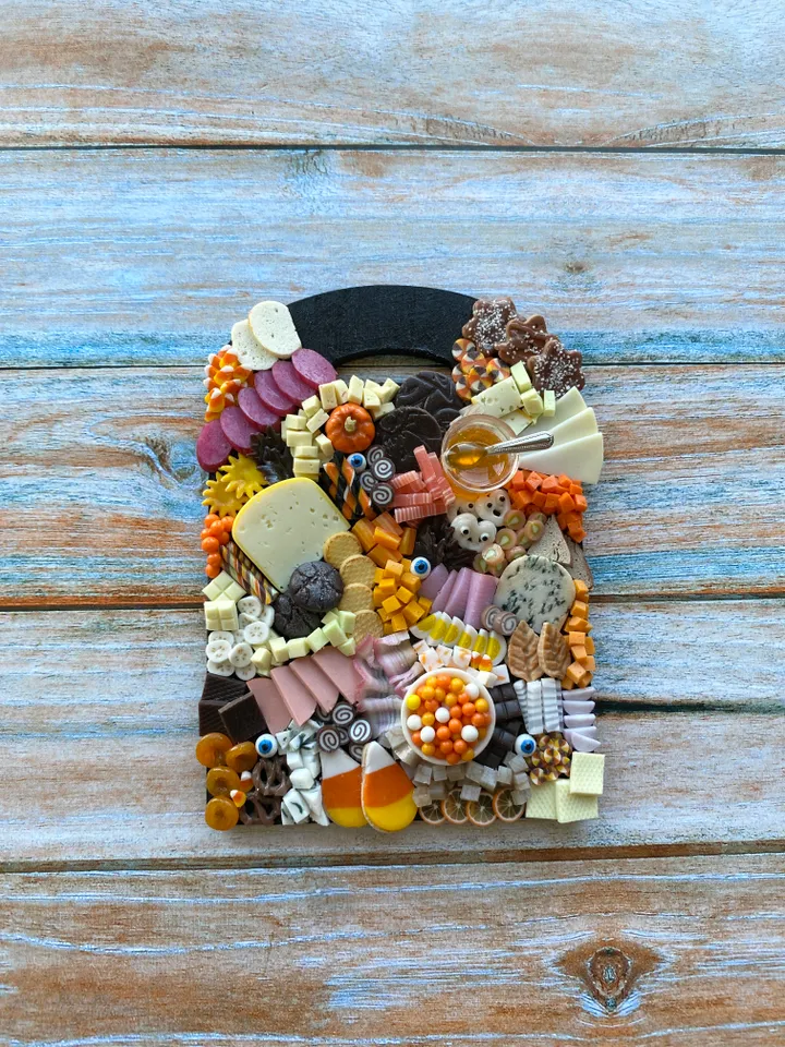 Magnet Miniature Charcuterie Halloween Board Souvenir for Party