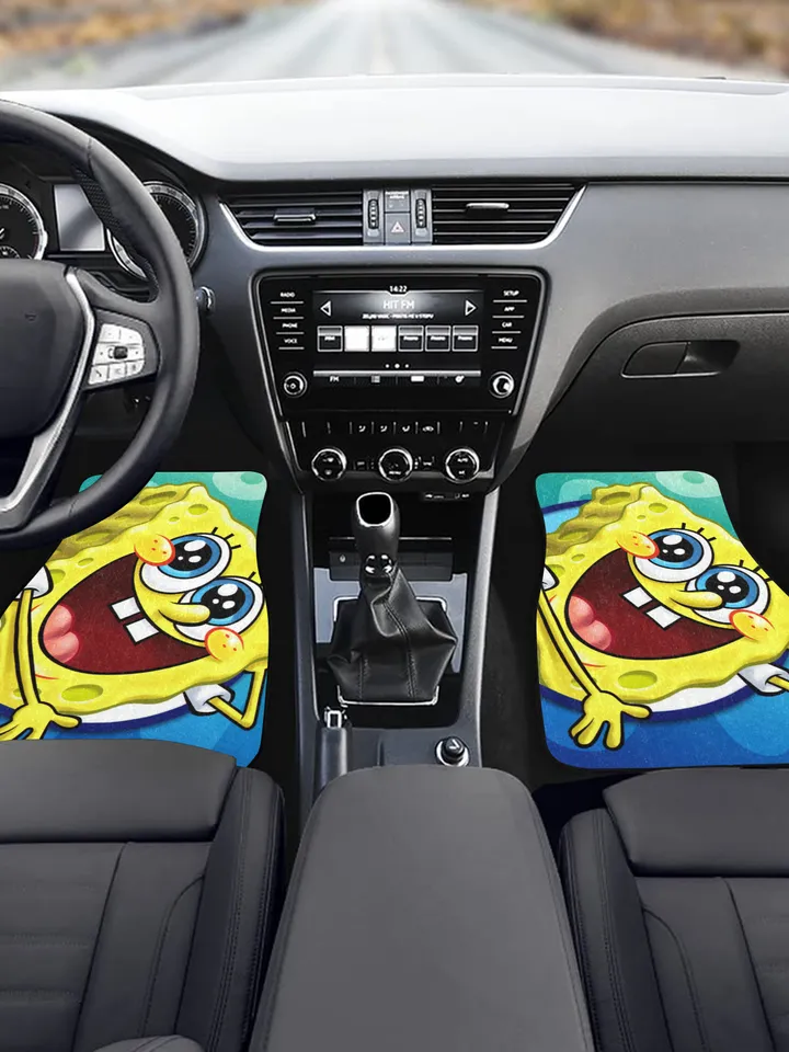 Spongebob Front Car Floor Mats Set of 2