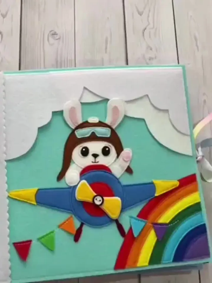 Transport Quiet book Pattern, Felt book pattern pdf, Soft montessori book tutorial, Busy book sewing ideas for kids 2, 3, 4 year old