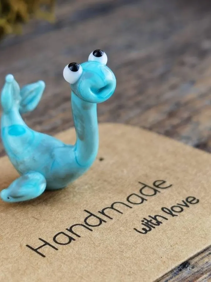 DINOSAUR ORNAMENTS Dinosaur figurine Glass dinosaur decor Miniature Dinosaur gift Dino figurine Glass figurines Tiny glass animals Terrarium