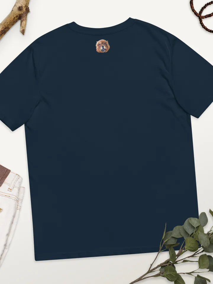 Chow chow Unisex organic cotton t-shirt made with my original watercolour painting,funny animals shirts, dogs lovers designer wearable gifts
