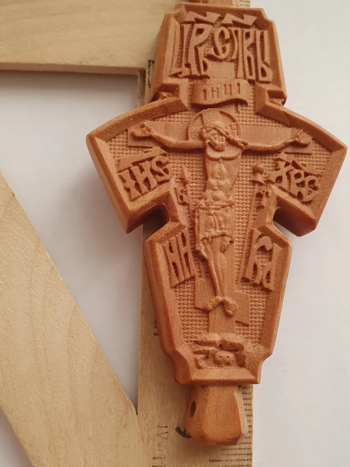 Paraman wooden cross monk cross