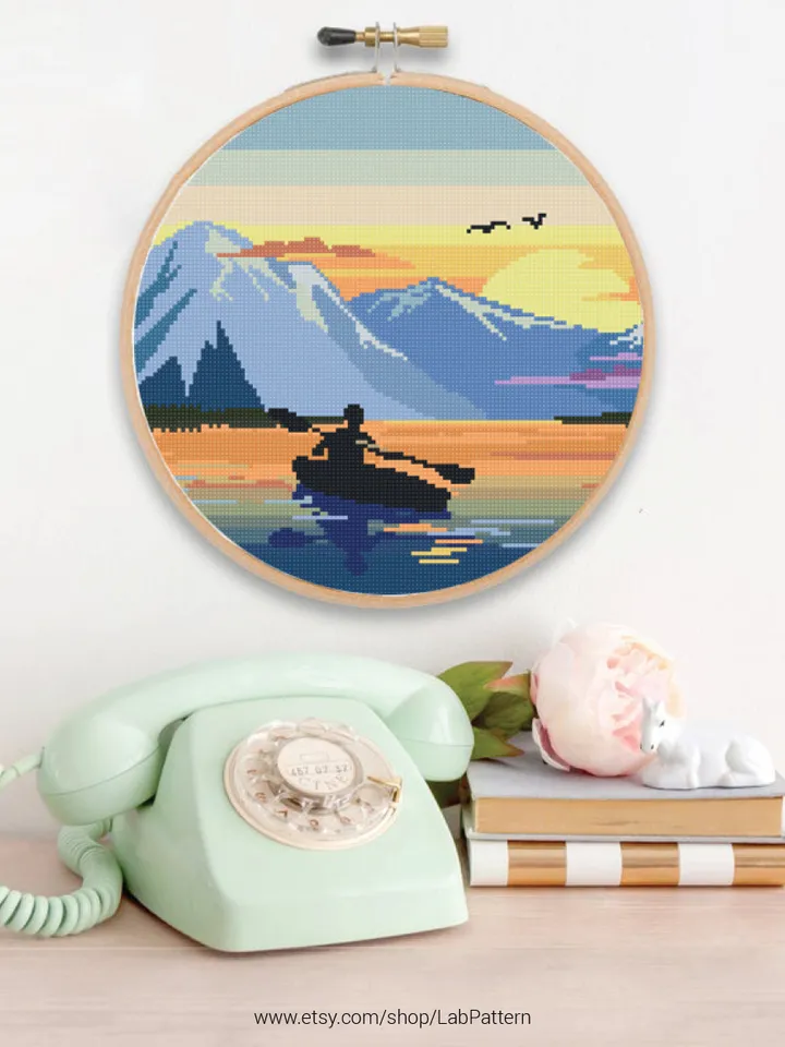 Nature Cross stitch pattern | Embroidery Pattern | Instant Download | Embroidery Designs