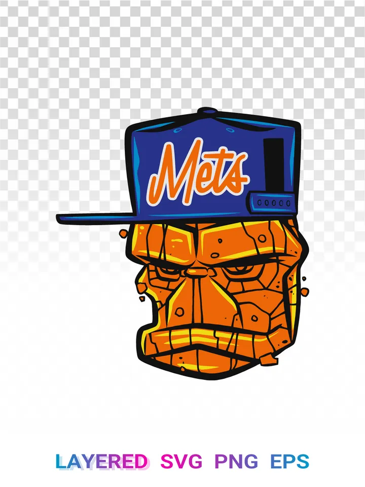 New York Mets Thing SVG, MLB Marvel PNG Cricut Clipart