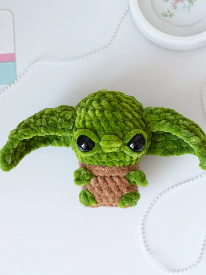 Baby Yoda crochet toy Star Wars gift green alien Grogu Mandalorian Baby Yoda