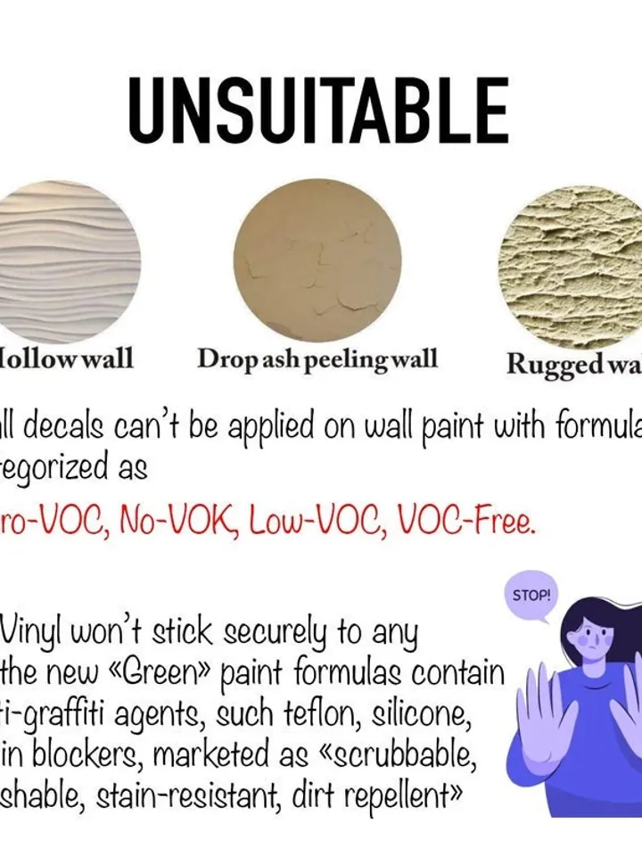 Terrazzo Wall Decals - Terrazzo Wall Sticker, Muted Terrazzo Decal h190