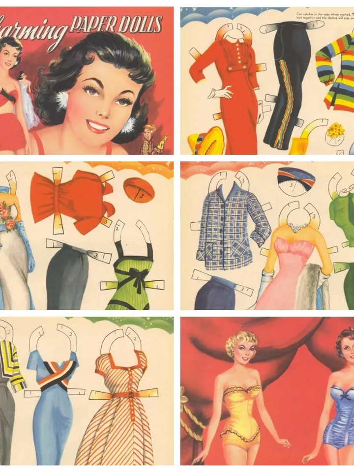 Paper Doll Charming Digital Download PDF