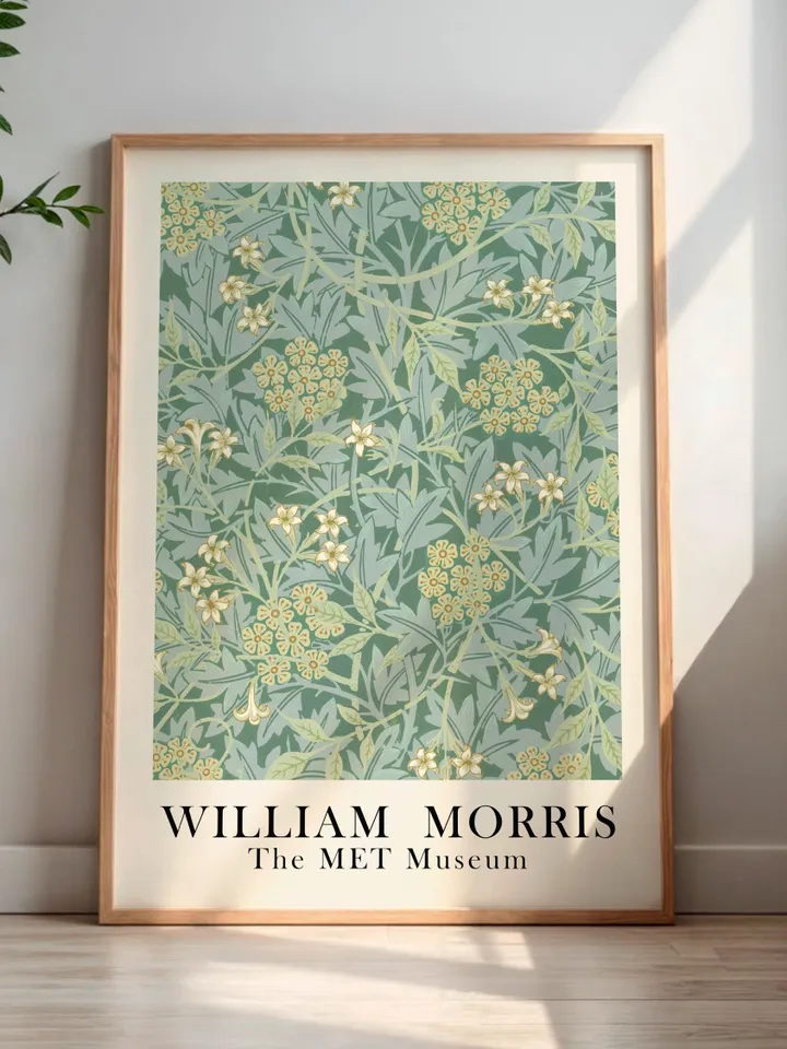 William Morris Wall Art, Vintage Botanical Print, Floral Poster Arts Decor, Digital Download, William Morris Print Digital Download 007