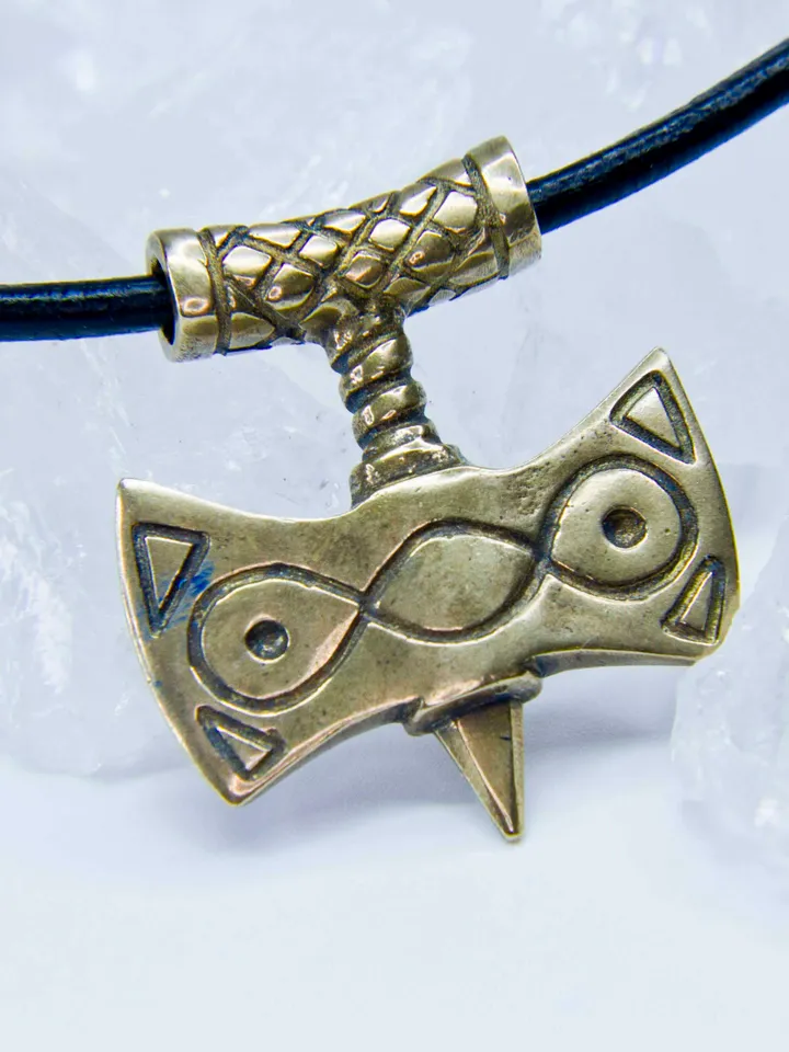 German Silver Handcrafted Amulet of Talos / Elder Scrolls Inspired Pendant / Skyrim pendant / TES Jewelry