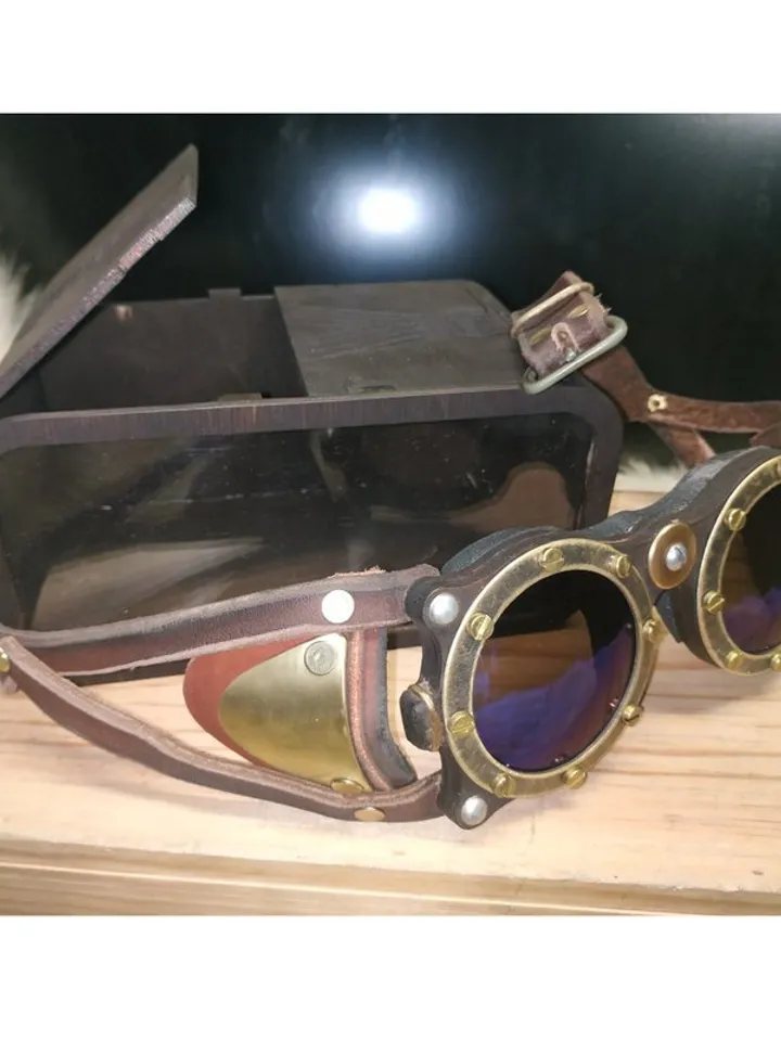 Steampunk goggles - Cyber - Goggles - Warhammer - inspired - Steampunk - Welding