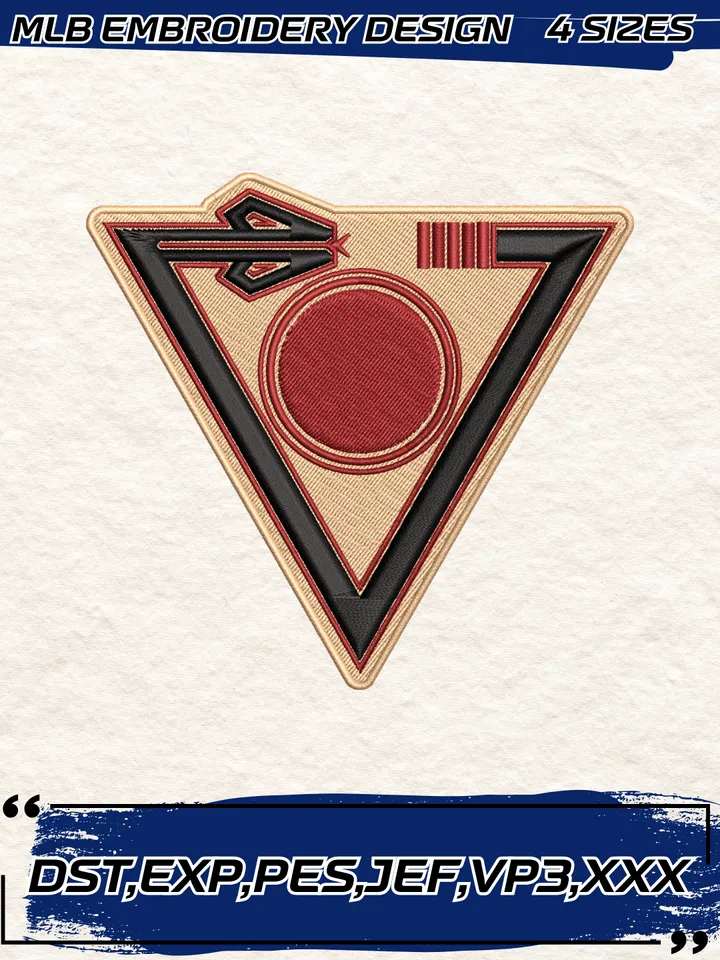 Arizona Diamondbacks Alternate Logos Embroidery Design,MLB Embroidery Design,Machine Embroidery Design File,4 Sizes, Digital Download