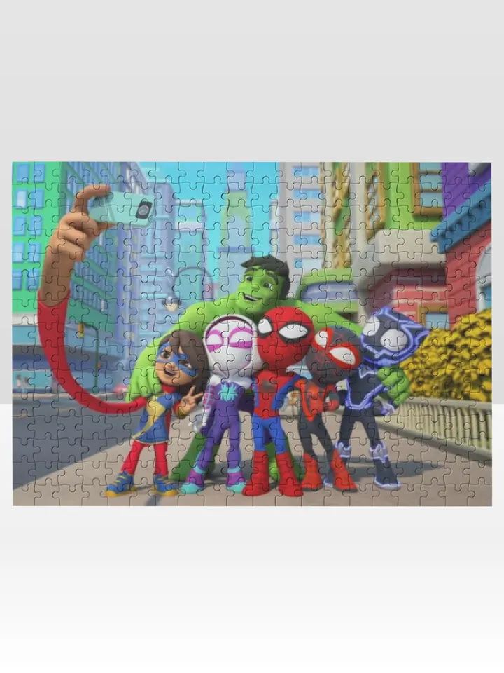 Spidey and amazing friends Jigsaw Puzzle Wooden