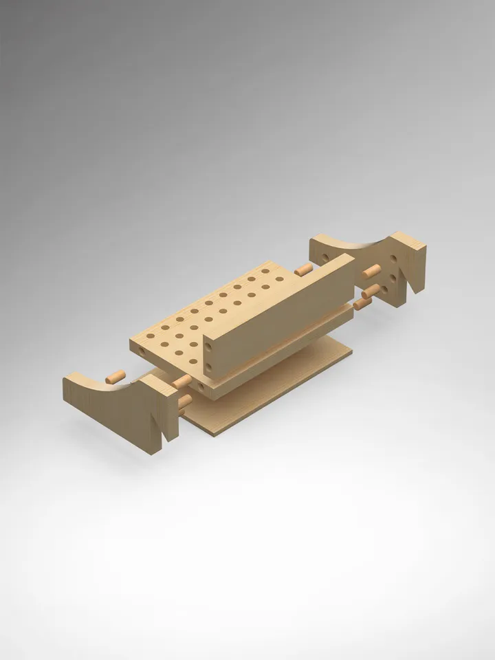 Bits Holder Rack Plans (PDF, SVG) for Workshop – DIY French Cleat Storage System