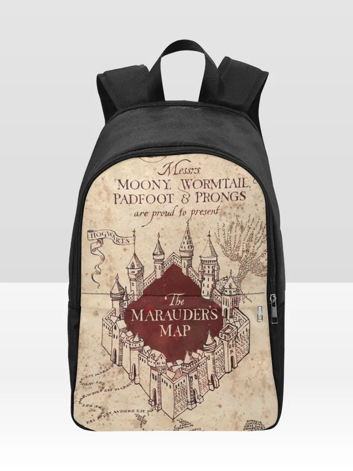 Marauders Map Harry Potter Backpack