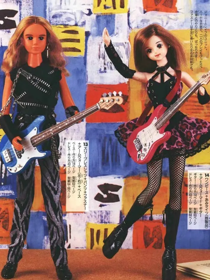 Clothes for Fashionable Dolls Japanese Magazine Sewing Pattern Wardrobe Clothes for Dolls Digital Download PDF