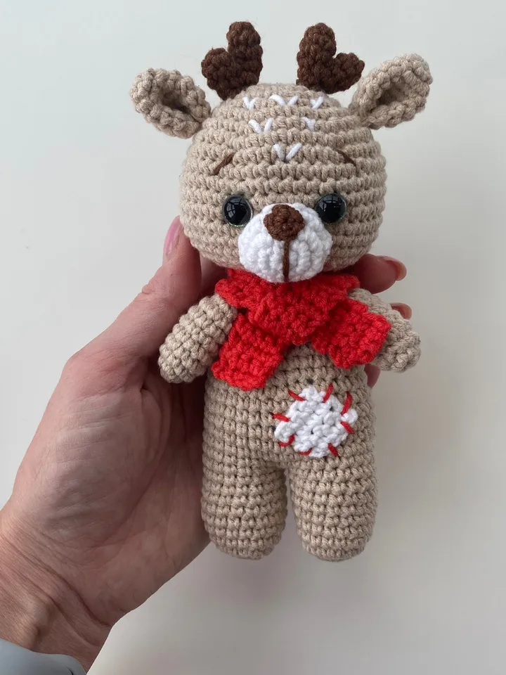 Crochet pattern DEER, GINGERBREAD and SNOWMAN Christmas - Amigurumi patterns toy - Pdf English tutorial - New year ornaments