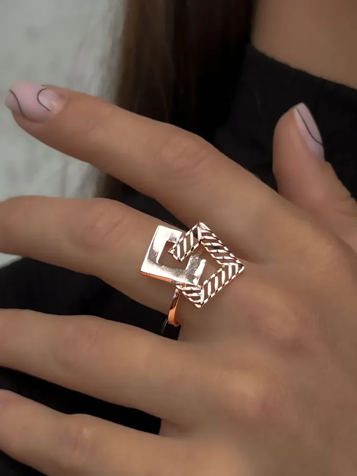 Ring Silver gold plated 925 assay value