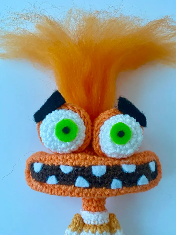 Anxiety from "Inside Out" crochet amigurumi pattern