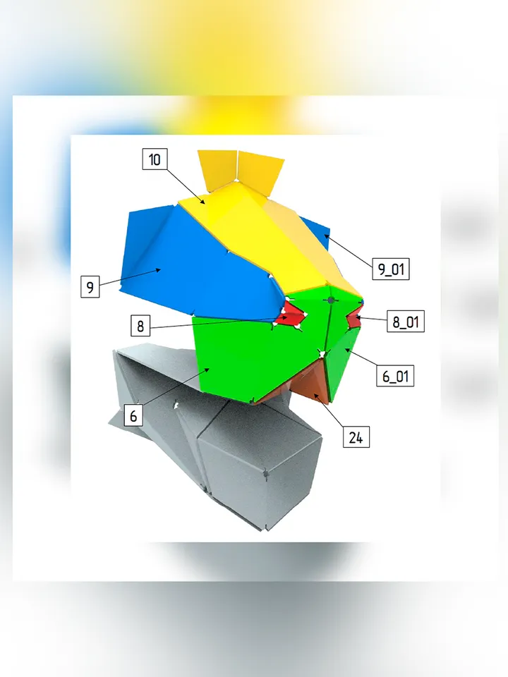 Welding Project Plans Drawings German Shepherd (DXF, PDF)