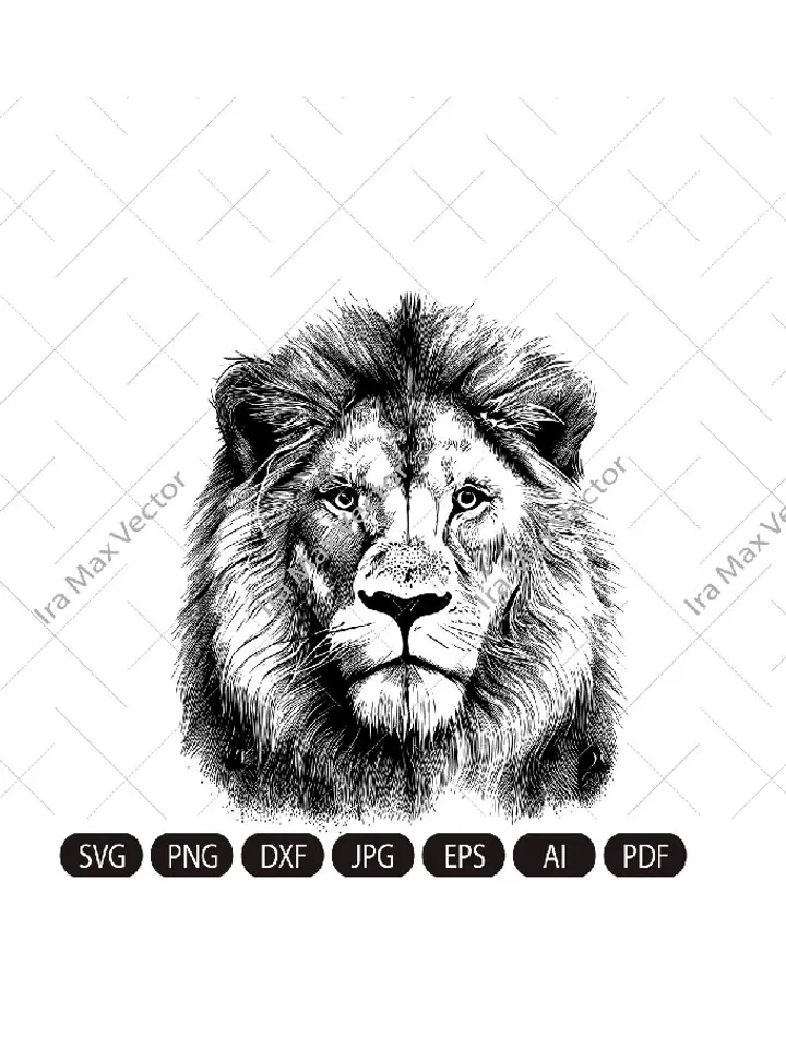 Lion Head svg / Lion Face svg / Lion svg / Lion King svg Lions Mascot svg / Leo svg /Lion Head /Lion Printable / INSTANT DOWNLOAD