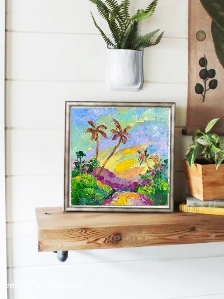 Landscape Original Oil Painting Hawaii Kauai painting