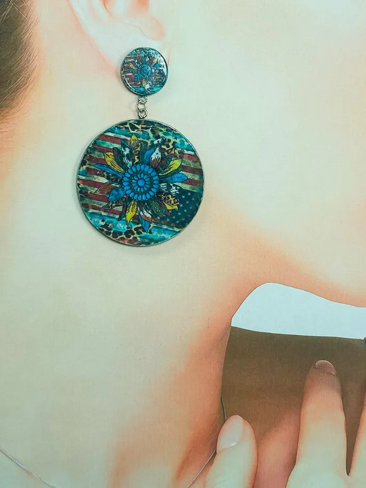 Handmade earrings. Handmade jewelry.Bright, voluminous handmade earrings.
