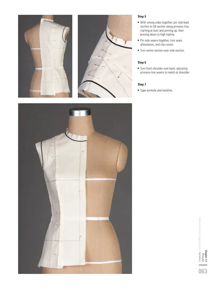 Draping: The Complete Course / Modeling clothes by pinning. Complete course
