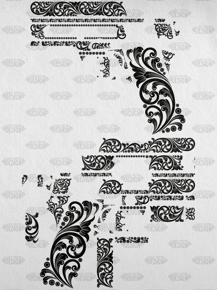 VECTOR DESIGN Colt Defender Series 90 Scrollwork
