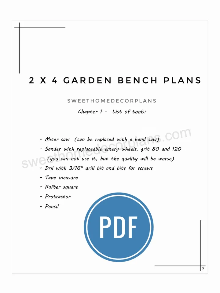Diy 2 x 4 garden bench plans pdf for outdoor furniture. Wood bench patio furniture plans. Backyard simple wooden bench plans.