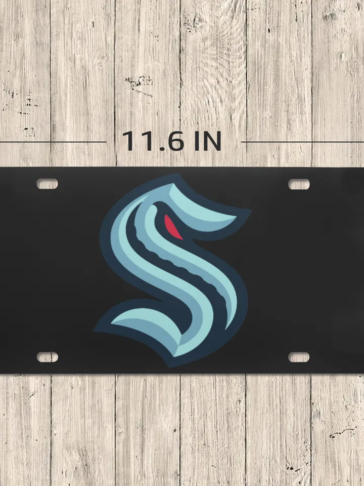 Seattle Kraken HD License Plate