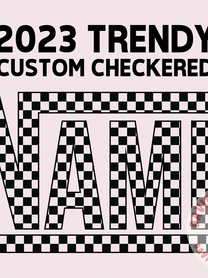 Checkered Custom SVG, Custom PNG, Custom Cricut File, Custom design listing, Create Your Own Design, Checkered svg, made on order, svg file