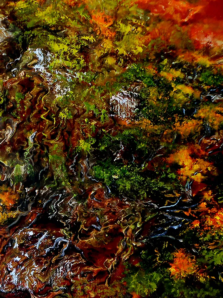 Portrait oil painting Soulo of the forest
