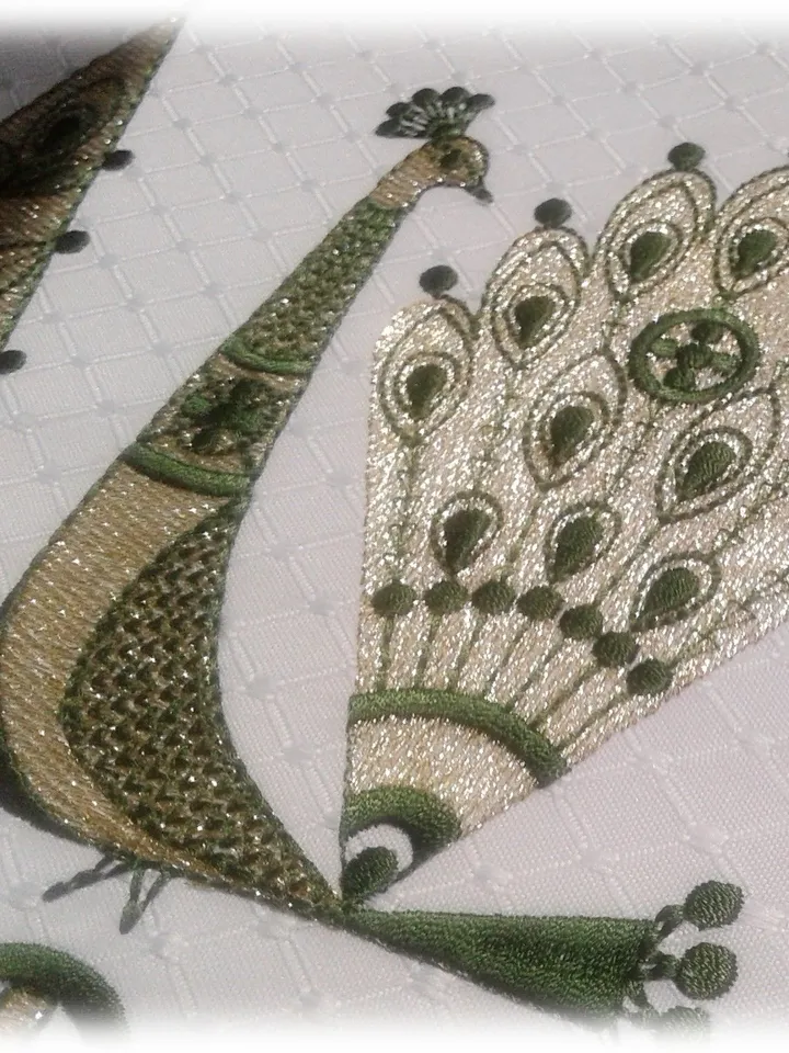 "Eden" is a universal set for machine embroidery.