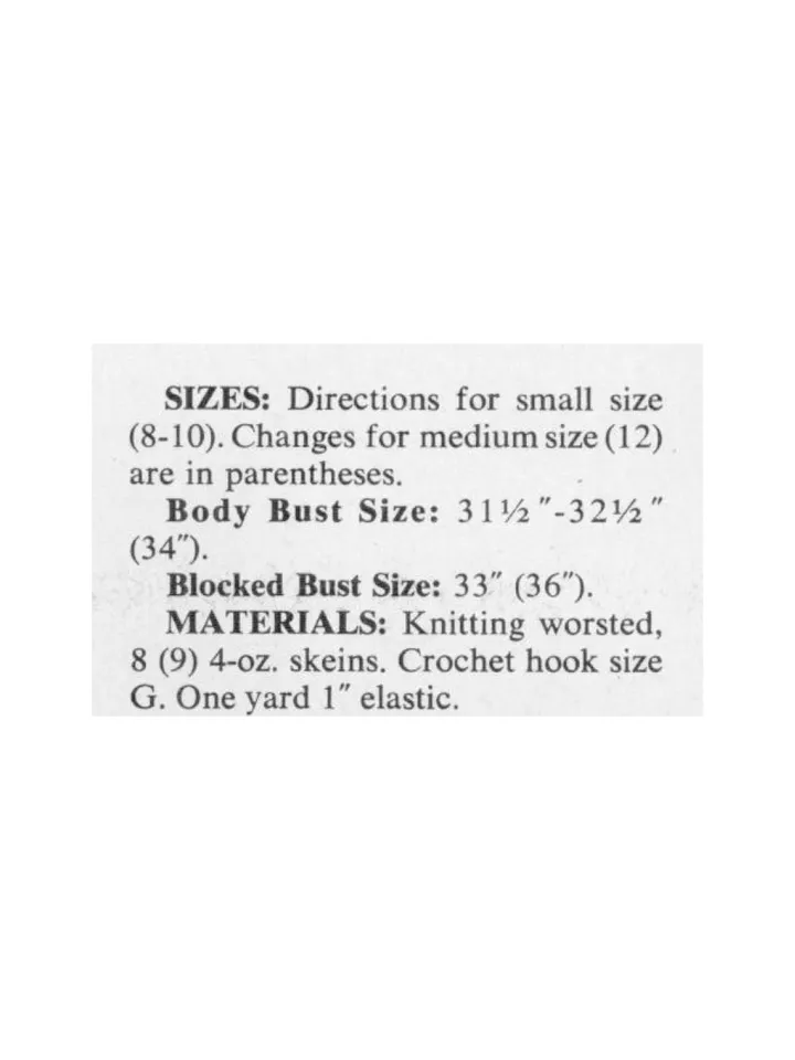Vintage Crochet Pattern 254 Bubble-Stitch Mini Dress Women