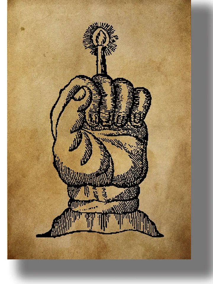 The glorious hand is a magical artifact.