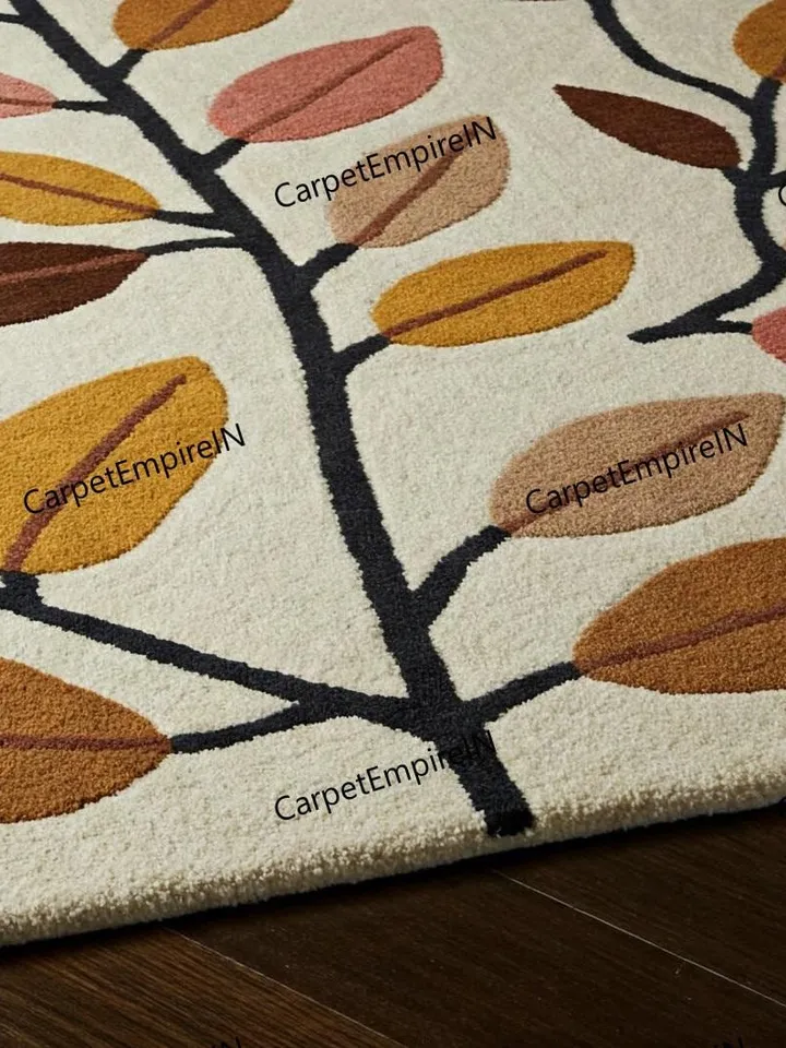 Buy Floral Branch Area Rug, Floral rug, 3x5,8x10,9x12,10x14, area rug, rugs for livingroom, bedroom rug, kitchen rug, kids rug, home decor