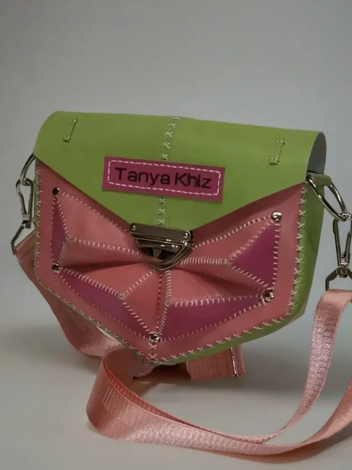 Leather bag "Spring in your heart"