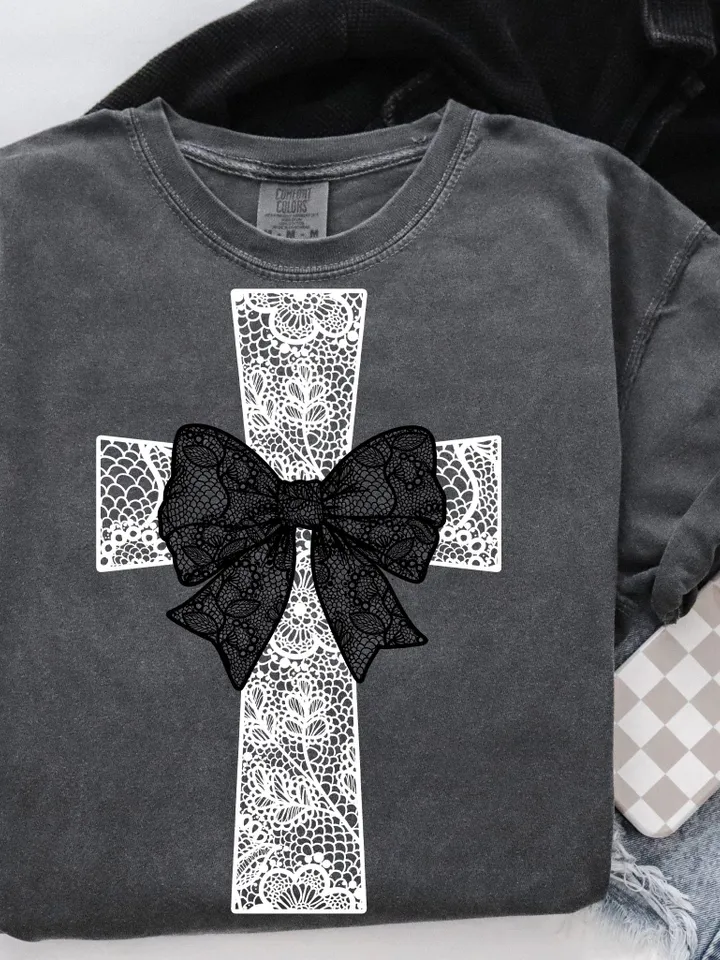 Christian Easter Coquette Png, Easter Lace Png, He is Risen Png, Jesus Easter Cross Png, Bible Verse Png, Happy Easter Png, White Lace Png