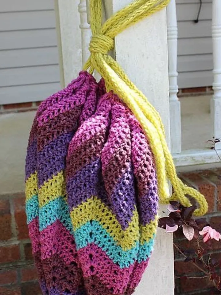 Baby blanket crochet pattern, blanket- bag crochet pattern pdf