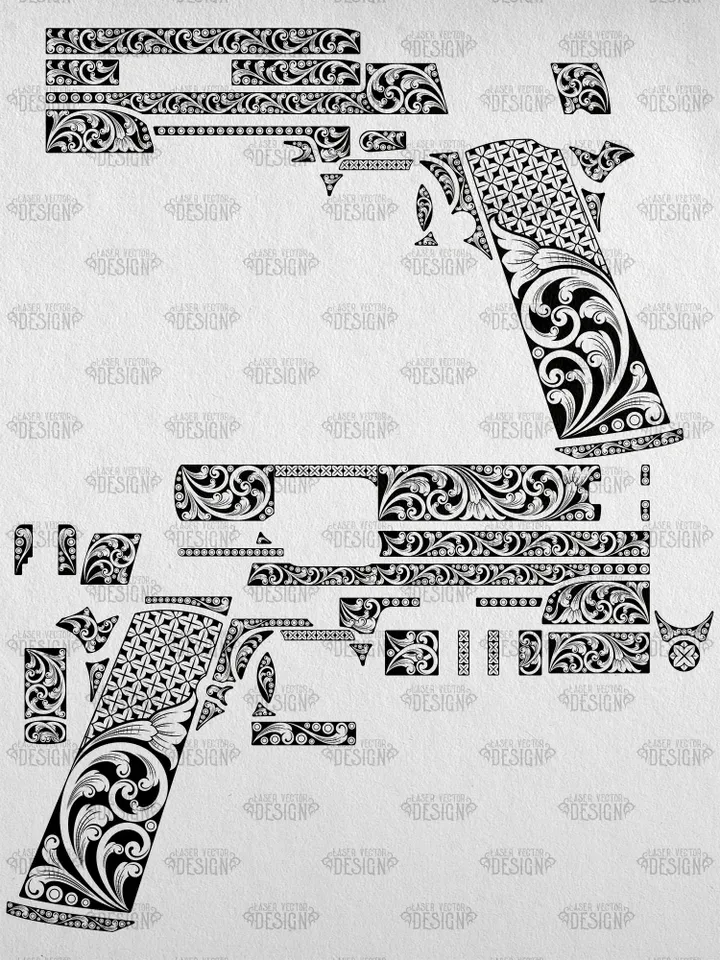 VECTOR DESIGN SIG 1911 Tacops Full-Size Scrollwork