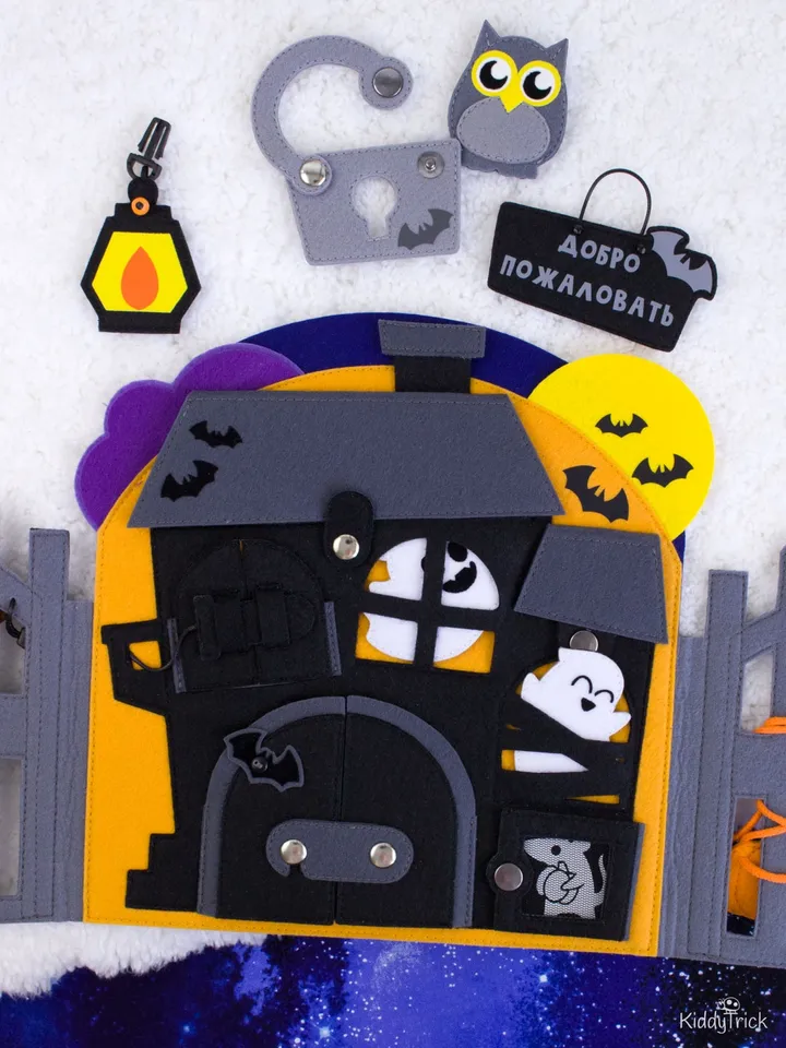 Haunted House Felt Game - Sewing Pattern