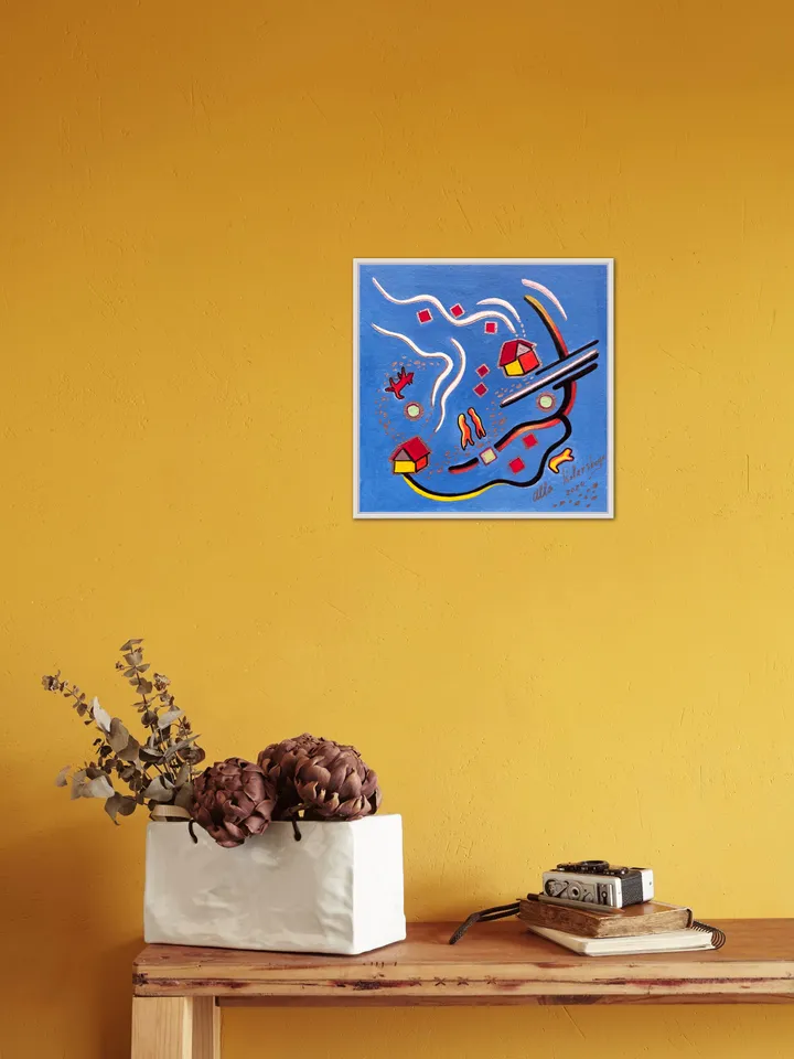 Blue painting
Suprimatism