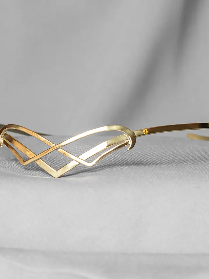 Narrow and light diadem universal accessory, boho and romantic style evening prom tiara, elven jewelry Florence