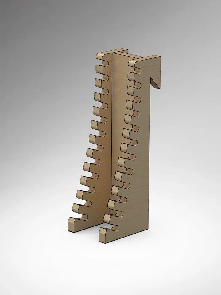 Wrench Holder Plans (PDF, SVG) for Workshop – DIY French Cleat Storage System