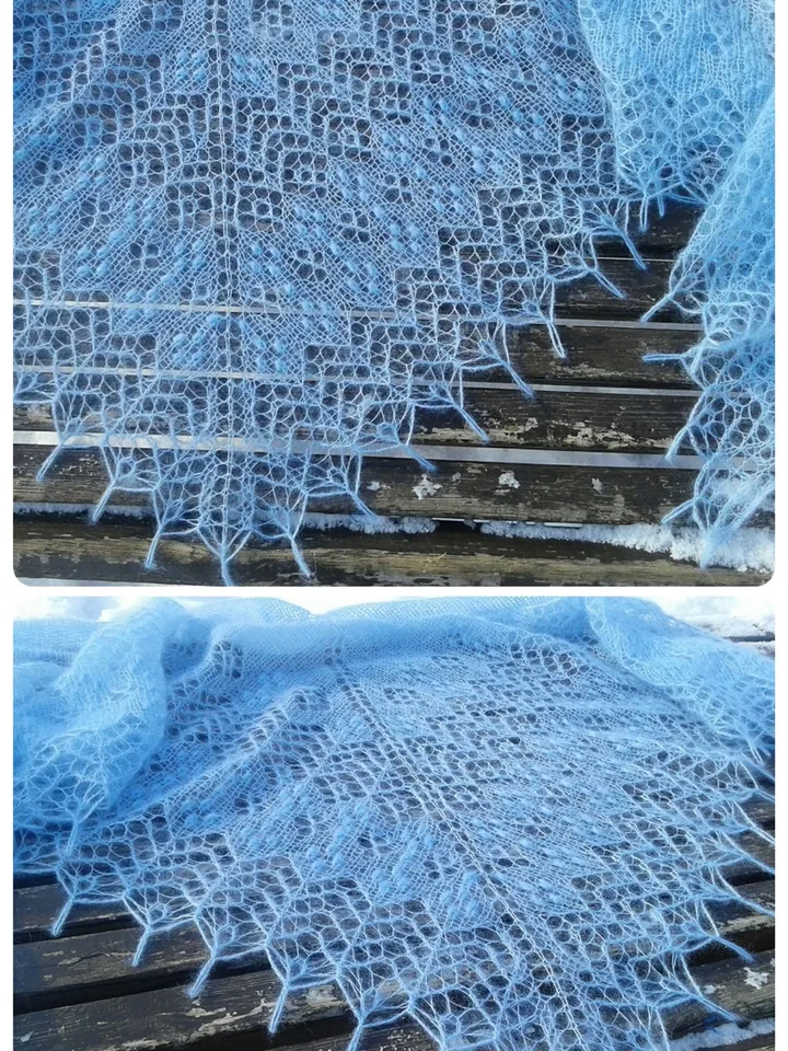 Lovely Lobelia Shawl Knitting Pattern Exquisite Lace