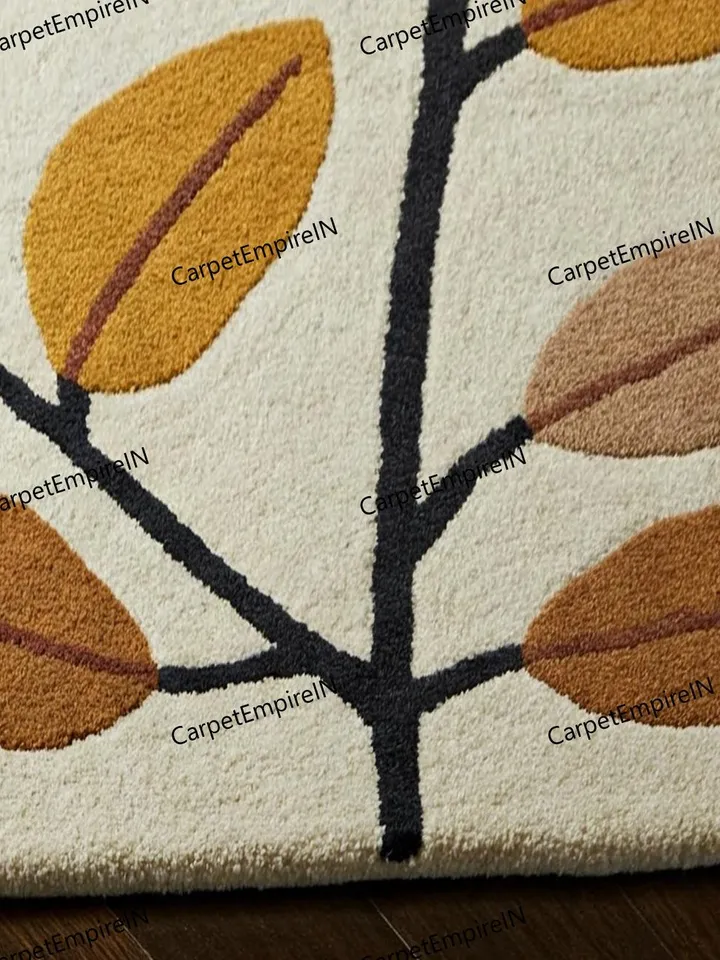 Buy Floral Branch Area Rug, Floral rug, 3x5,8x10,9x12,10x14, area rug, rugs for livingroom, bedroom rug, kitchen rug, kids rug, home decor